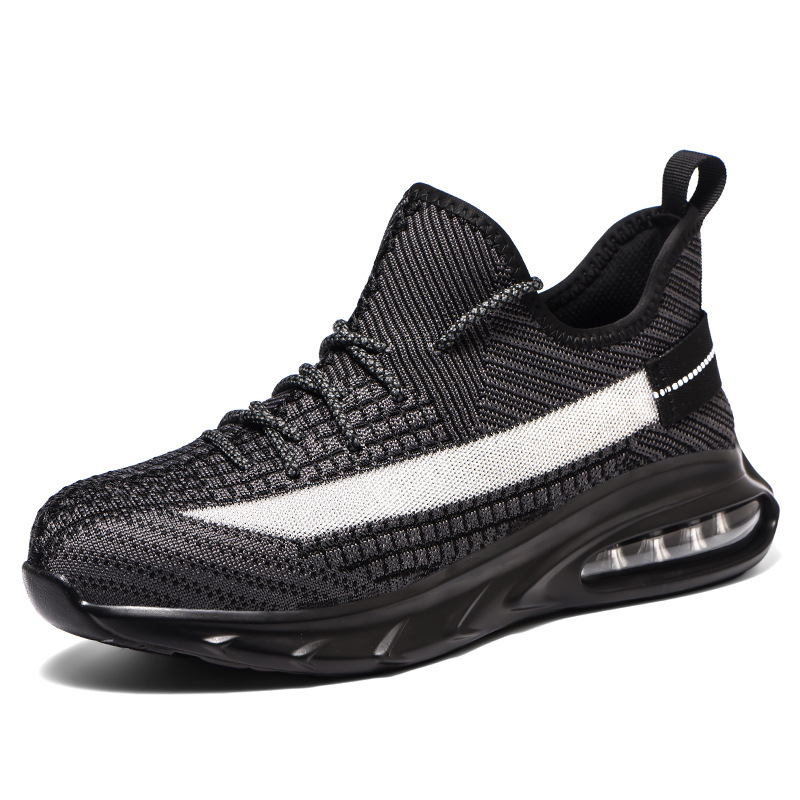 GH-7109 Featherlight Steel-Toe & Steel-Plate Industrial Work Shoe - GUANGHE Safety Footwear OEM Jinjiang