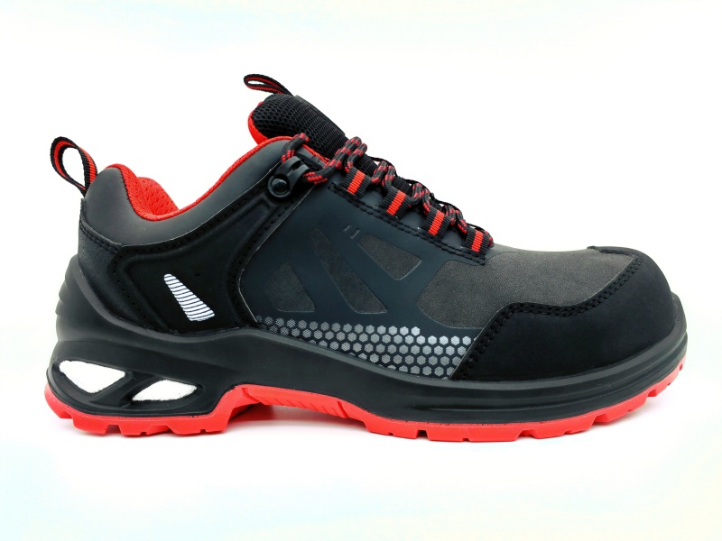 GH-TPU704 Premium Microfiber S3 Safety Shoe with E-TPU Cushioning Midsole - GUANGHE Safety Footwear OEM Jinjiang